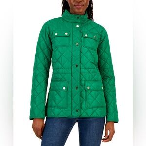 Charter Club Women's Quilted Collared Jacket Size Large
